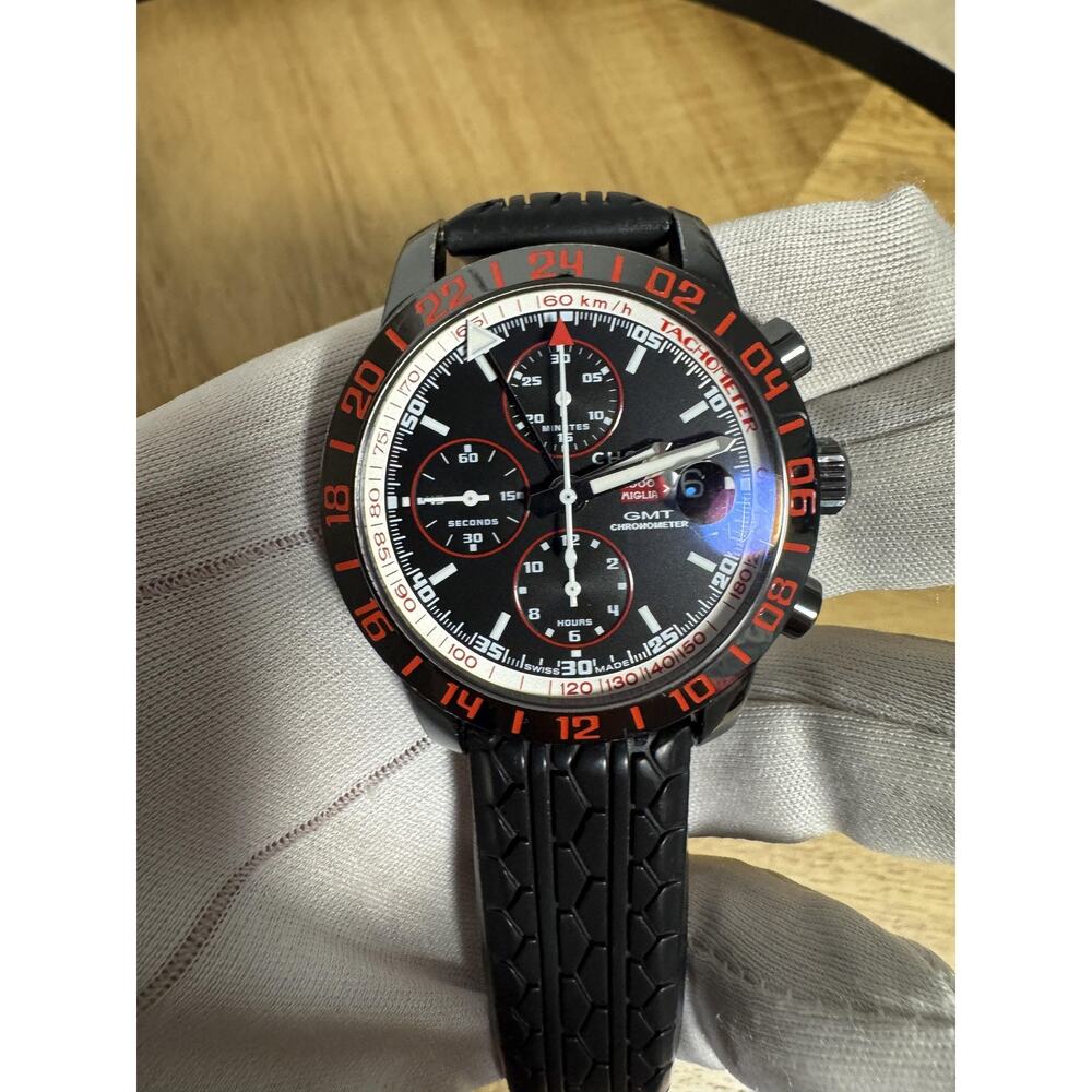 Chopard Mille Miglia GMT Chronograph Speed Black Men's Watch Automatic 100m